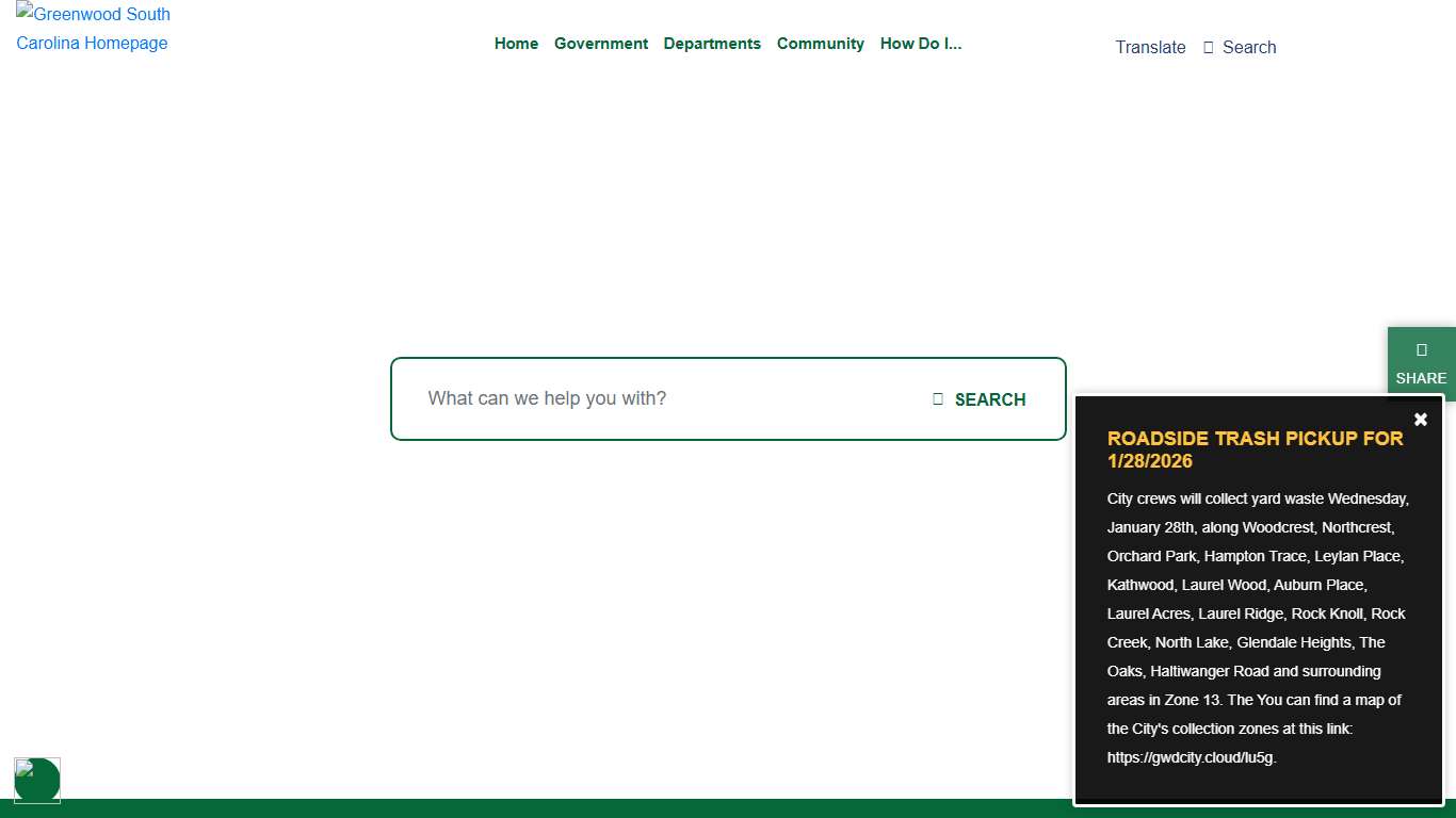 City of Greenwood, SC